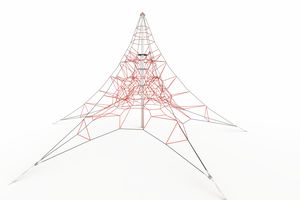 SPIDER 8 rope pyramid with 6 guy lines