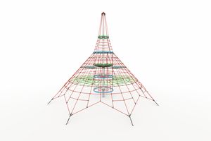 Dino XXL rope net pyramid