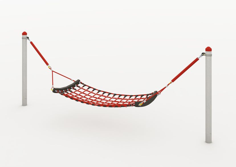 Hercules rope hammocks with plastic knot clips