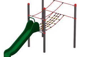 Vario element 10, Slide for steel posts