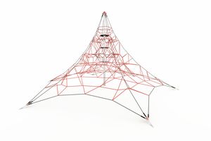 SPIDER 6 rope pyramid with 6 guy lines