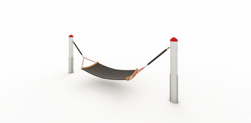 Steel link-rope hammock