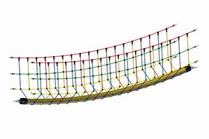 Jungle bridge per running metre, Running surface approx. 90 mm