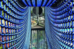 Net tunnel, Running surface: 0.75 m, height: 0.90 m