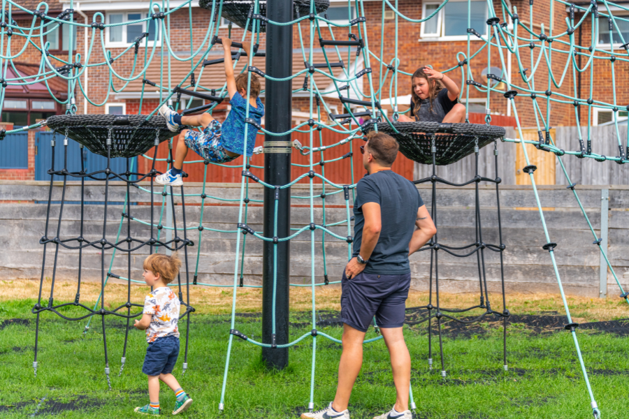 children playing